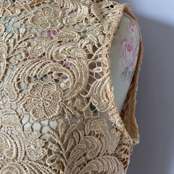 Gracia nude/tan mini dress size Medium NWT - Picture 8 of 15